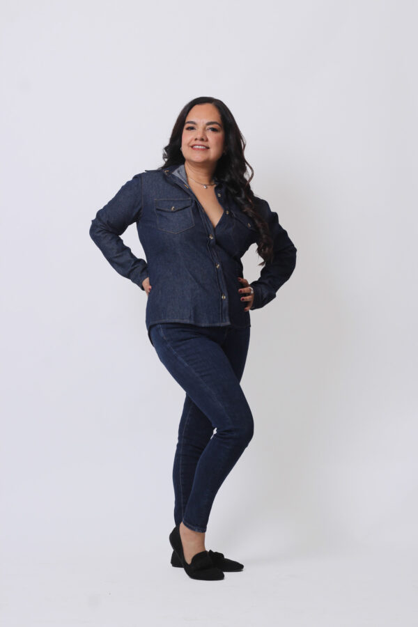 Pantalón Stretch Mezclilla Dama - Image 3