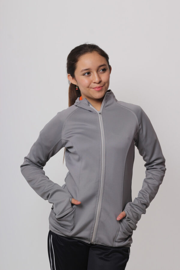 Chaqueta deportiva con cierre